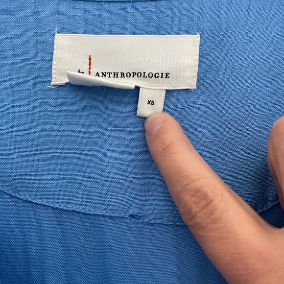 EUC Anthropologie Somerset Dress in Linen size XS - Picture 4 of 4